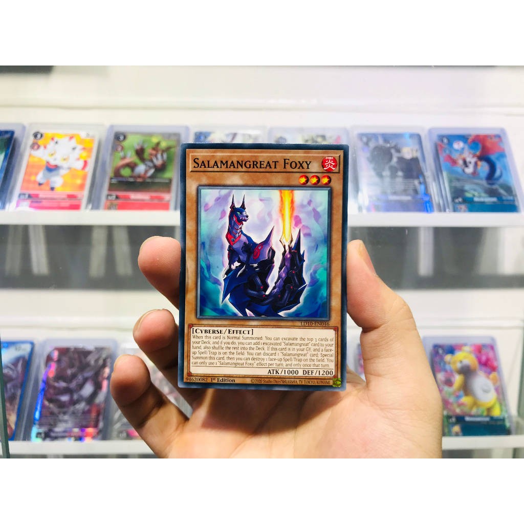 Thẻ Bài Yugioh Mã Ld10 En046 Salamangreat Foxy Common 1st Edition Shopee Việt Nam 1349