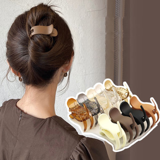 Kẹp Tóc Càng Cua Dạng Xoắn Móng Vuốt Cỡ Lớn Cặp Tóc Búi Tóc Dẻo Không Gãy Phong Cách Hàn Quốc Cho Nữ