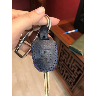 [CHẤT LƯỢNG] Bao Da Chìa Khoá cơ Toyota Vios, Yaris bằng da bò, ốp da bọc chìa khóa Vios Yaris