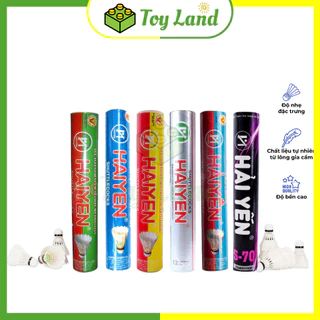 [Hải Yến] Ống Cầu Lông Hải Yến Chính Hãng 6 12 Trái Cầu Lông Dùng Tập Luyện Thi Đấu Thể Thao