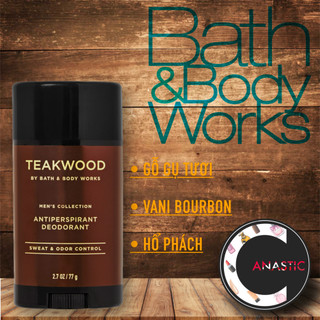 Thanh lăn khử mùi Antiperspirant Deodorant Bath & Body Works không gây vàng áo dành cho nam 77g
