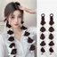 Tóc Giả Tết Hoa Thắt Ruy Băng Trắng, Tóc Tết Y2K Phong Cách Hàn Quốc (Giá 1 Bên) QiQiShop
