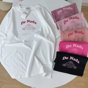 Áo thun 3158 YUSTUDIO, áo thun nam nữ cotton khô mẫu De Nada