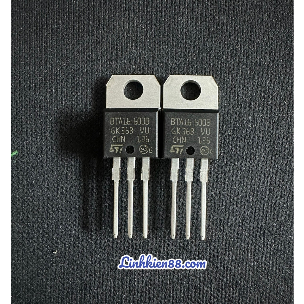 5con BTA16-600 TRIAC BTA16 600B BTA16 600B 16A 600V mới chính hãng ...