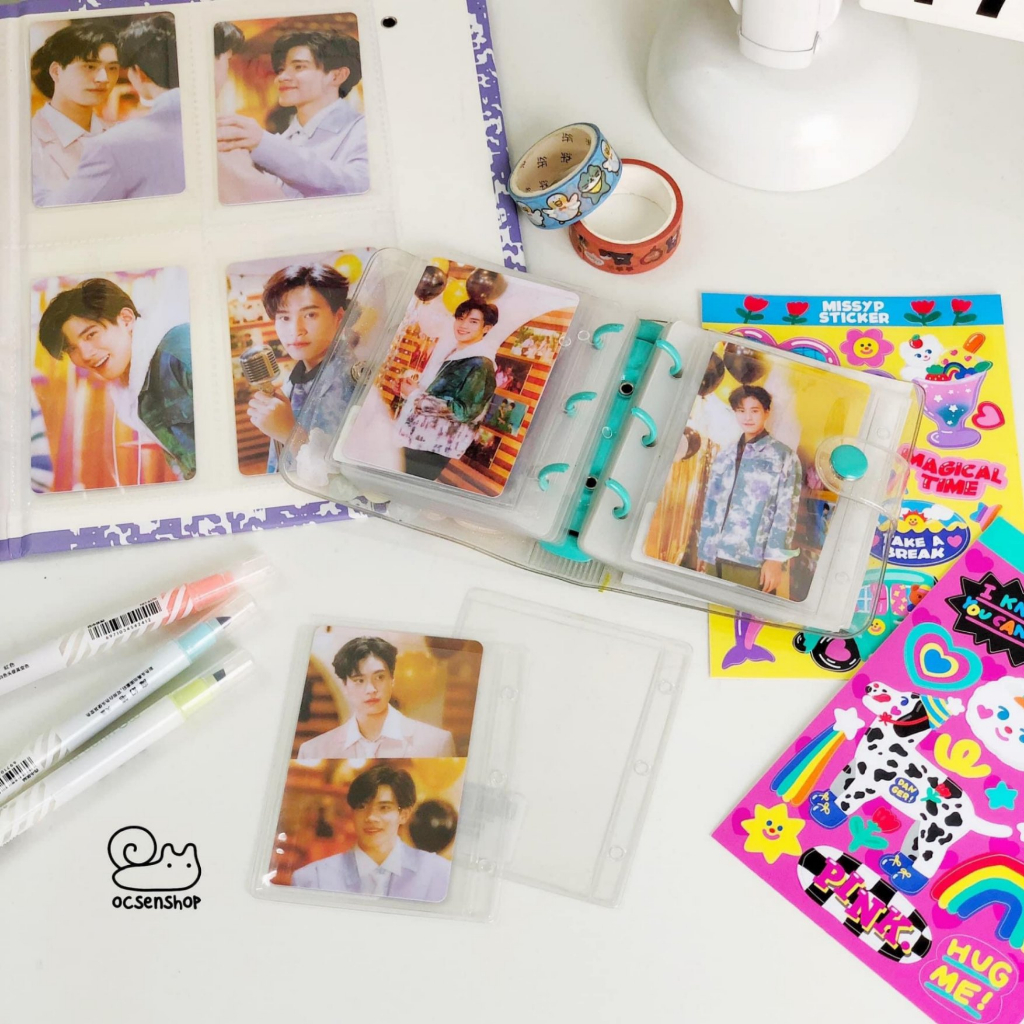 Lõi PVC mini binder size 5x7cm - (Giao ngẫu nhiên size ngang hoặc dọc)