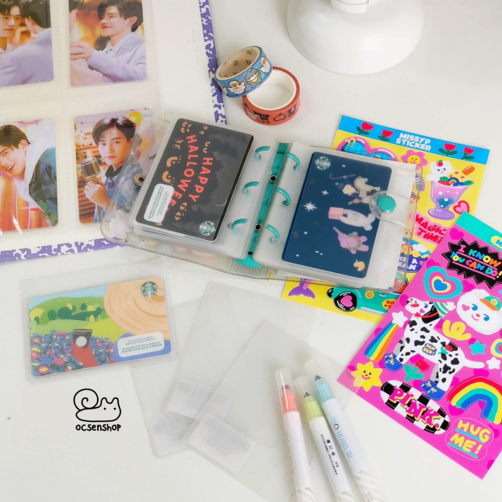 Lõi PVC mini binder size 5x7cm - (Giao ngẫu nhiên size ngang hoặc dọc)