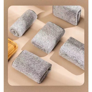 SET 10 Khăn Lau Chén Dĩa Chất Liệu Sợi Than Tre 🌸free ship🌸 Dày Dặn Thấm Hút Không Dầu Mỡ SIZE TO 25X25