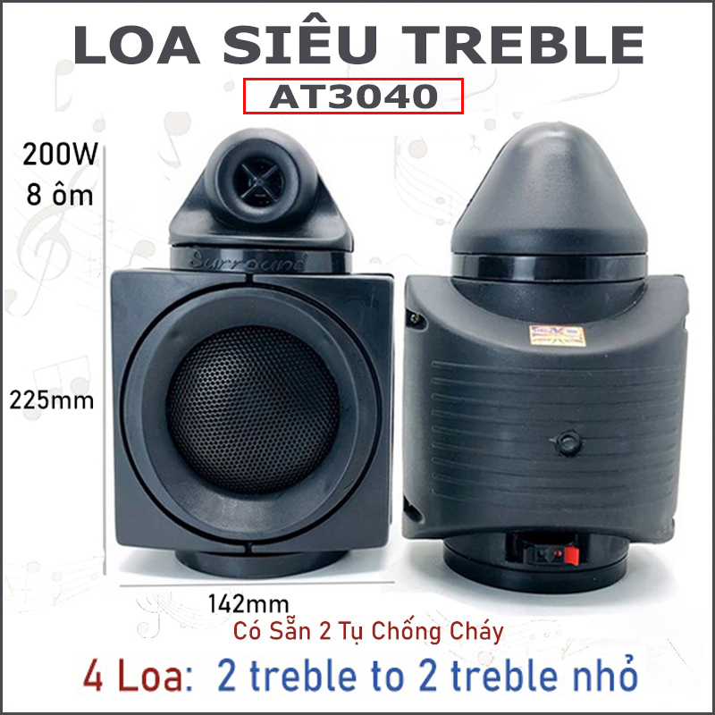 Loa treble rời AT 3040 Bộ 2 Loa Tép cao cấp thêm lời cho dàn ...