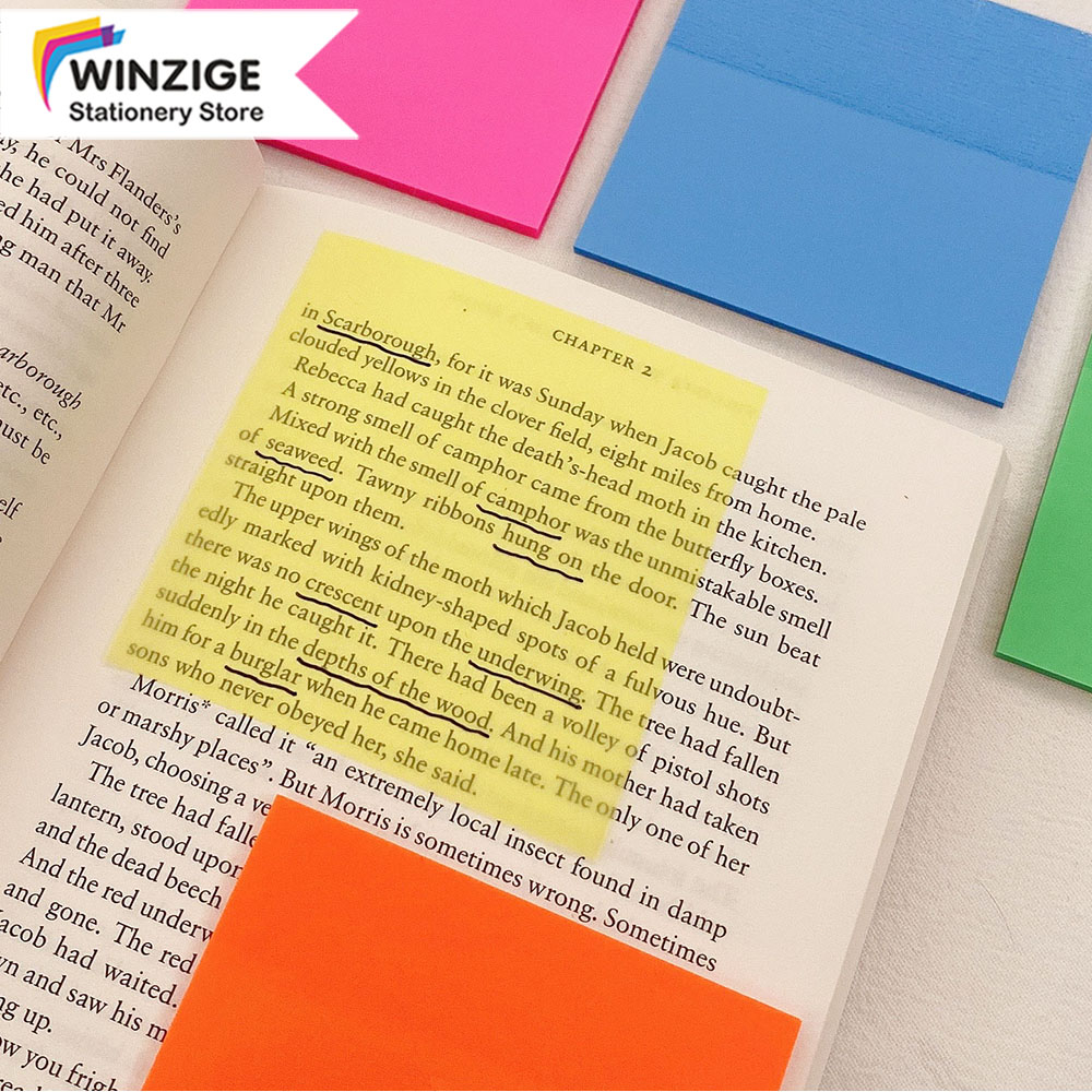 Winzige set 50 giấy note trong suốt tờ giấy ghi chú giấy note nhiều màu ...