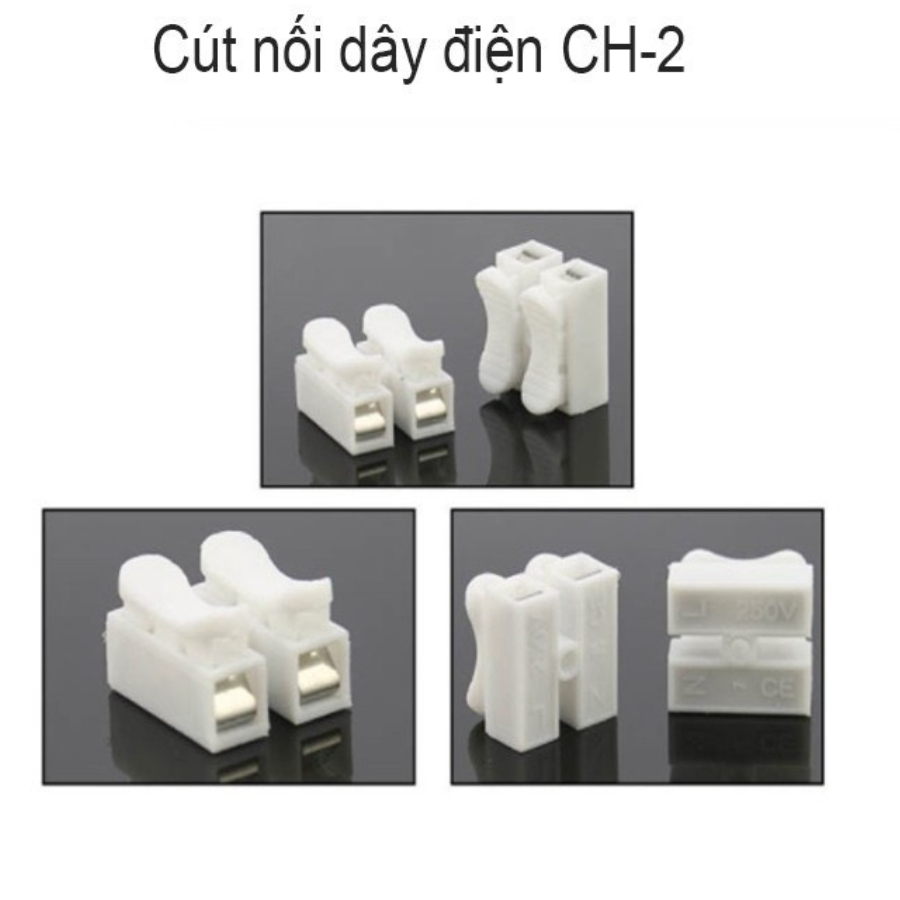 Bộ 10 Domino Kẹp Dây Điện - Cút nối nhanh dây điện