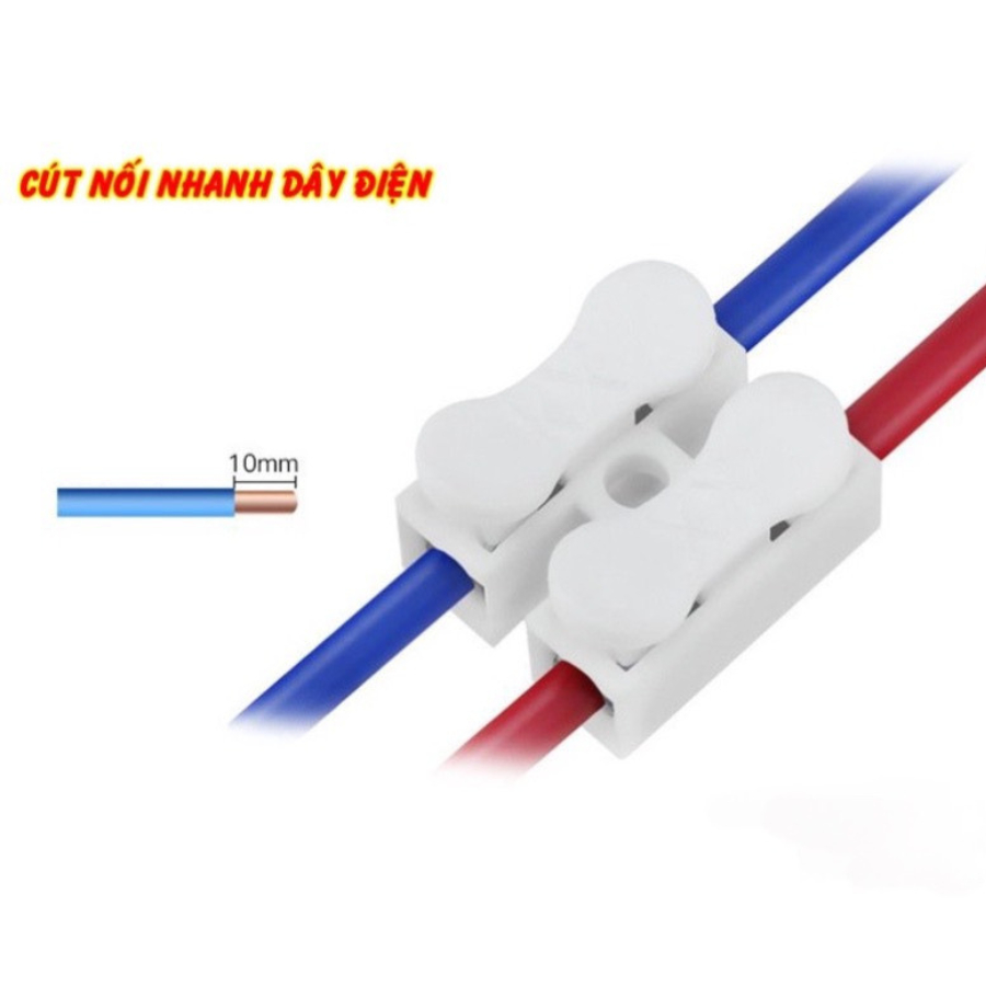 Bộ 10 Domino Kẹp Dây Điện - Cút nối nhanh dây điện