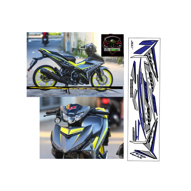 tem rời  EXCITER 150 cao cấp đa dạng màu sắc