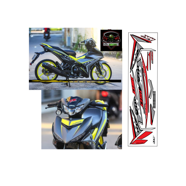 tem rời  EXCITER 150 cao cấp đa dạng màu sắc