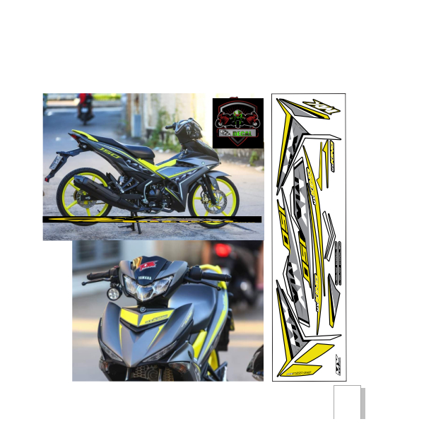 tem rời  EXCITER 150 cao cấp đa dạng màu sắc