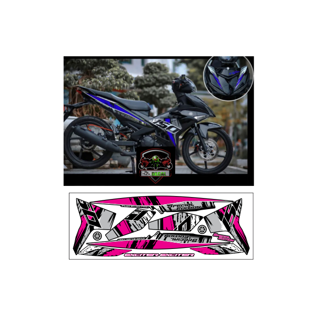 tem rời EXCITER 150 cao cấp đa dạng màu sắc