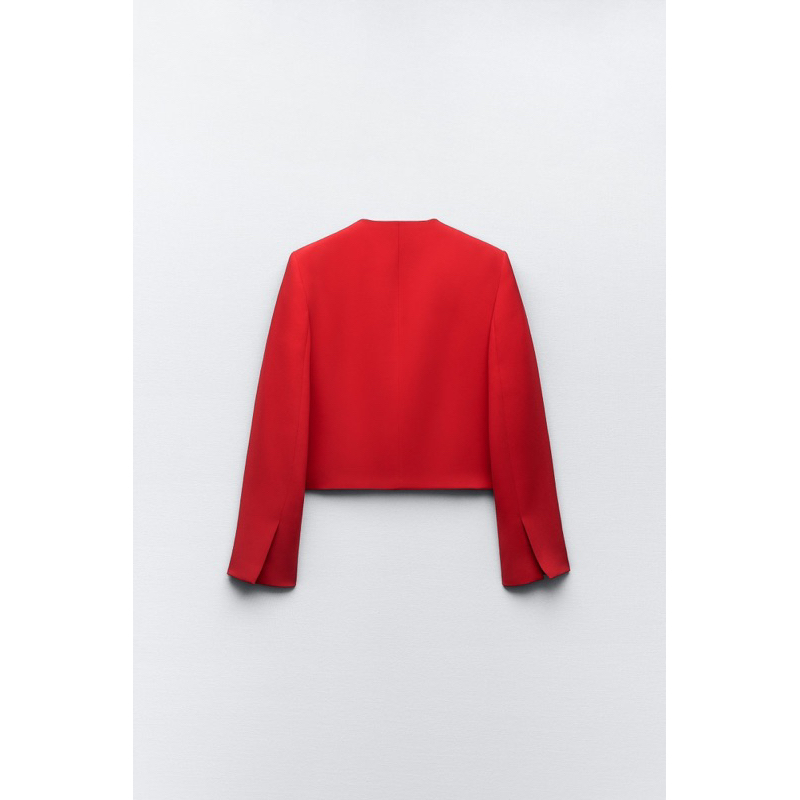 Bộ - Áo blazer nữ & Quần màu đỏ tươi [MAY THEO SỐ ĐO] - chất liệu cao cấp, 2 lớp, lót lụa mềm