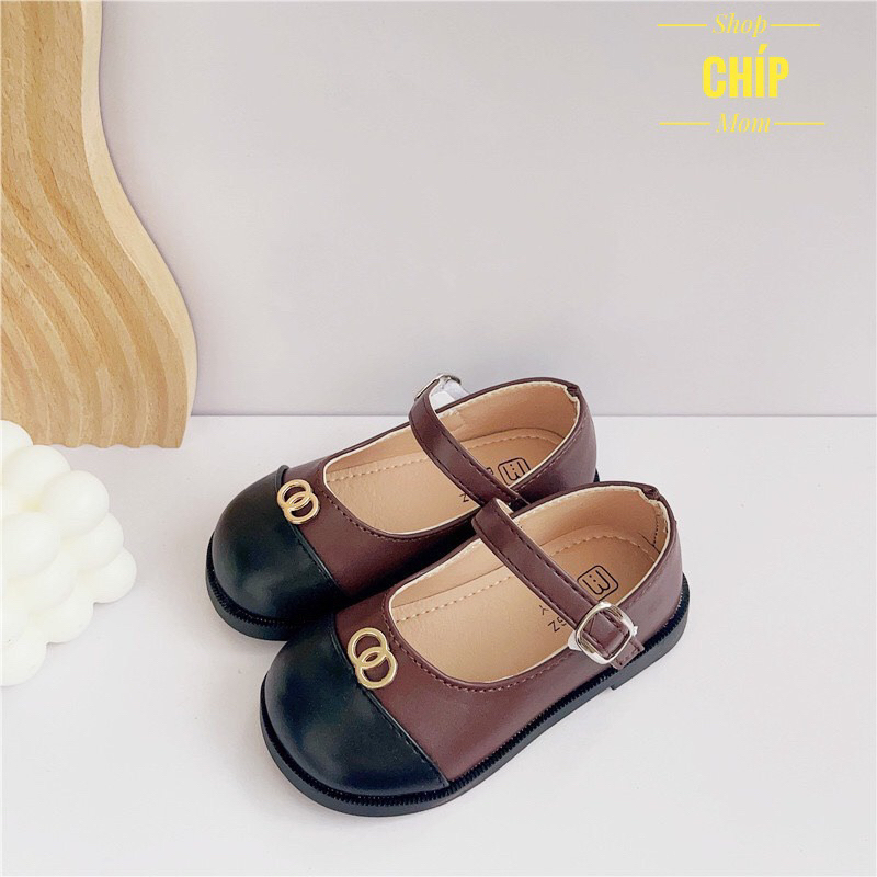giày búp bê bé gái giày bệ cho bé đi học đi chơi công chúa mềm êm chân đế chống trượt MG Baby full box V786