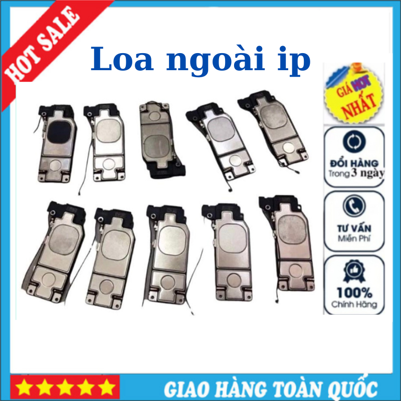 Loa Ngoài Thay Thế Cho ip 5 Đến X Zin Bóc Máy Bảo Hành 6 Tháng