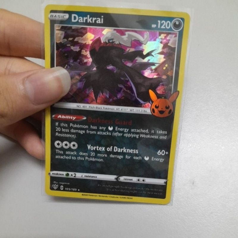 [CHÍNH HÃNG] pokemon Tcg Darkrai Trick or Trade series. Shopee