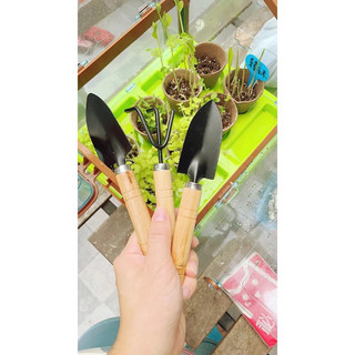 Bộ Dụng Cụ 🌸free ship🌸 Làm Vườn Mini 3 Món ( 2 Xẻng Và 1 Xới Đất )
