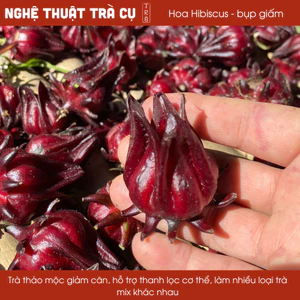 Trà hoa atiso đỏ- Hibiscus sấy khô gói 100gr