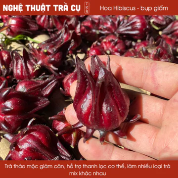 Trà hoa atiso đỏ- Hibiscus sấy khô gói 100gr