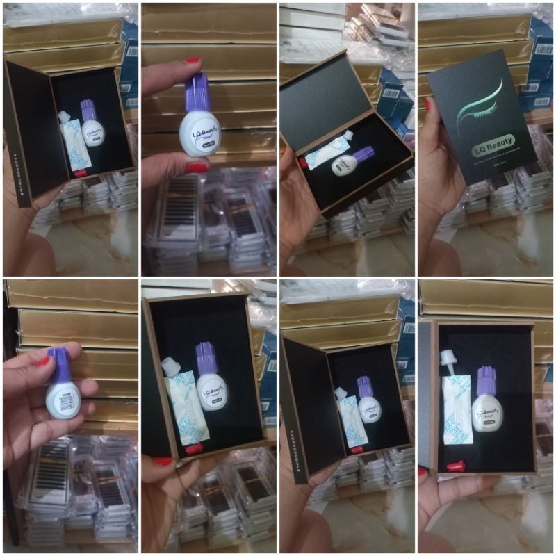 Keo nối mi LQ chính hãng full hộp box cực đẹp - Độ bền của keo rất cao thích hợp 4 mùa, Dung tích 5ml [ Bình An ]
