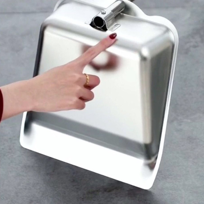 Hót Rác Inox Thép Không Rỉ Tay Cầm Cán Dài Kích Thước 25cm 28cm Có Móc ...
