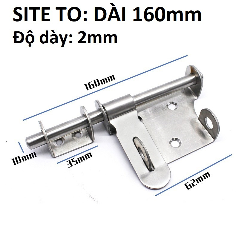 Chốt Khóa Cửa - Then Cửa Bằng INOX, Bản Lề Then Chốt Gài Khoá Cửa Có ...