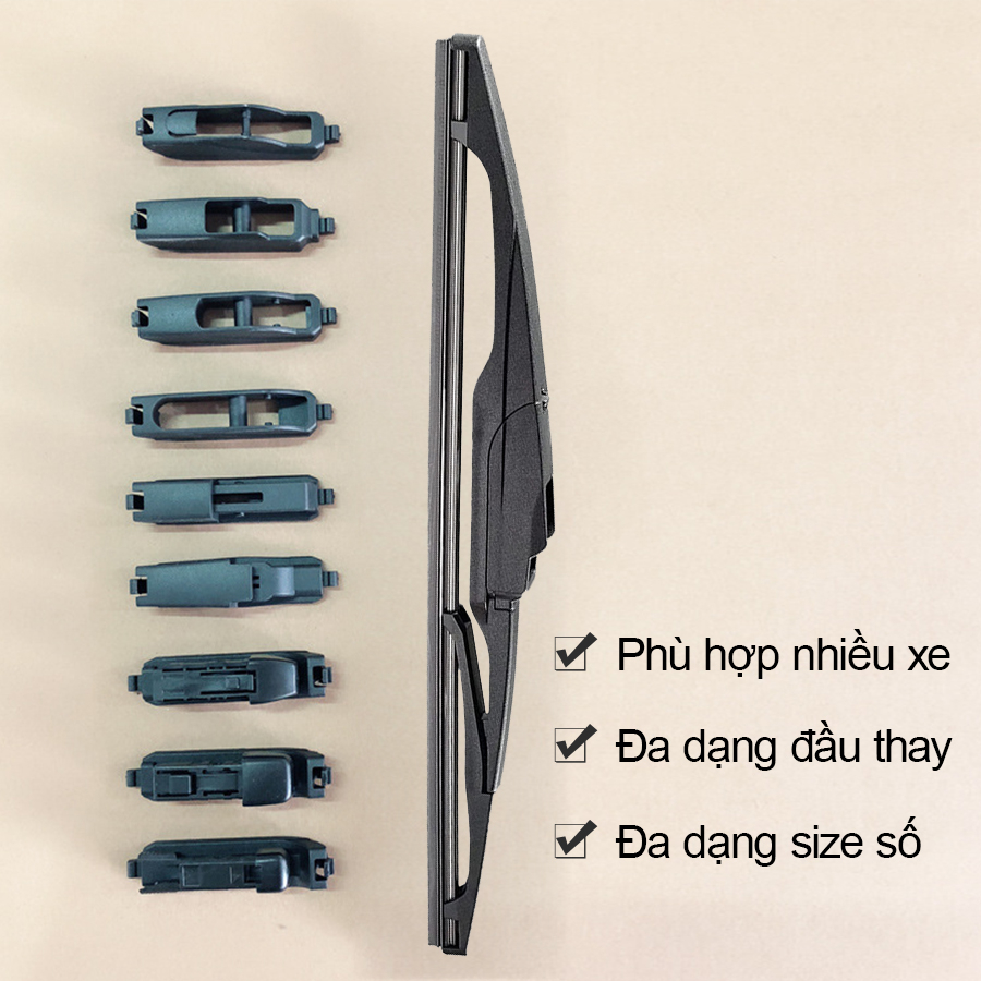 Gạt sau ô tô Chevrolet Spark, Aveo, Cruze, Orlando, Captiva LTZ,Trailblazer, Trax thanh lưỡi gạt mưa phía sau oto xe hơi