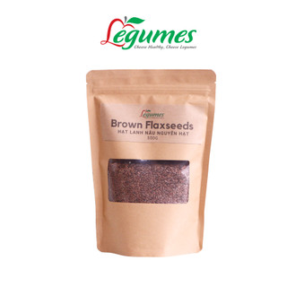 Hạt Lanh Nâu Légumes 500g - Giàu Omega-3, Chất Xơ, Tốt Cho Sức Khỏe & Ăn Kiêng (Hạt & Bột)