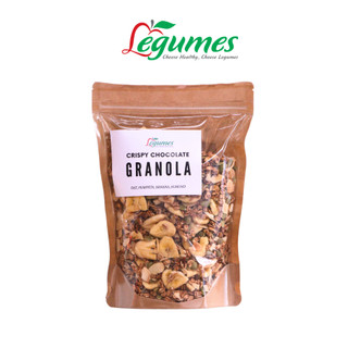 Granola Ngũ Cốc Ăn Kiêng Không Đường Légumes 500g - Thuần Chay, Healthy, Giàu Chất Xơ, Dinh Dưỡng
