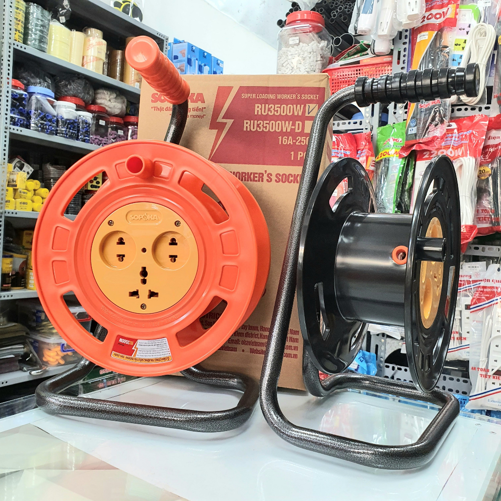 Rulo cuộn dây điện công suất 3500W Không Dây RU3500W SOPOKA | Shopee ...
