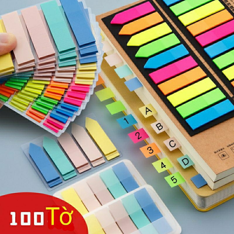 50 tờ giấy note trong suốt chống nước tàng hình giấy note ghi chú copy ...