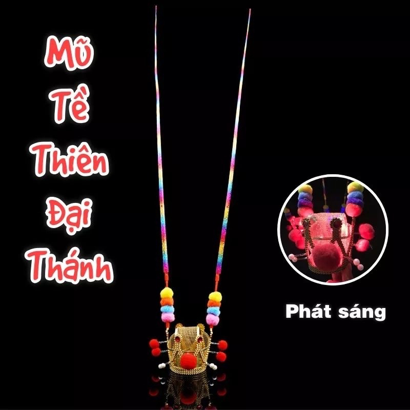 Bộ hoá trang Tôn Ngộ Không Tề Thiên Đại Thánh 2 Râu Phát Sáng Siêu Ngầu Chơi Trung Thu