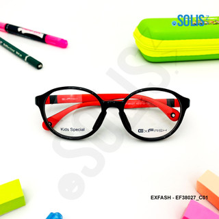 Gọng kính trẻ em plastic hiệu Exfash EF38027 - Gọng kính cận trẻ em nhựa cao cấp, an toàn cho bé (43-15-131)