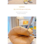 [🔥TOP1 Sẵn hàng] GHẾ LƯỜI VẢI GIẢ DA  MỀM MẠI TỐT CHO SỨC KHỎE Ghế sofa lười hạt xốp vải giả da hình — ảnh 7