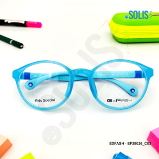 Gọng kính trẻ em plastic hiệu Exfash EF38026 - Gọng kính nhựa siêu nhẹ bền đẹp, phù hợp học sinh tiểu học (47-18-134
