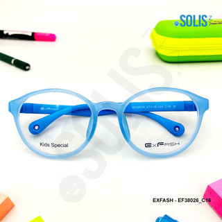 Gọng kính trẻ em plastic hiệu Exfash EF38026 - Gọng kính nhựa siêu nhẹ bền đẹp, phù hợp học sinh tiểu học (47-18-134