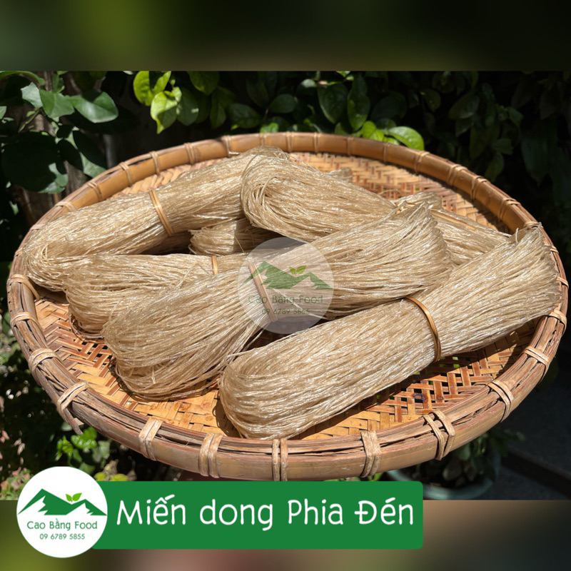 Miến dong Phia Đén Cao Bằng Food dong riềng nguyên chất 100%, sợi dai ...