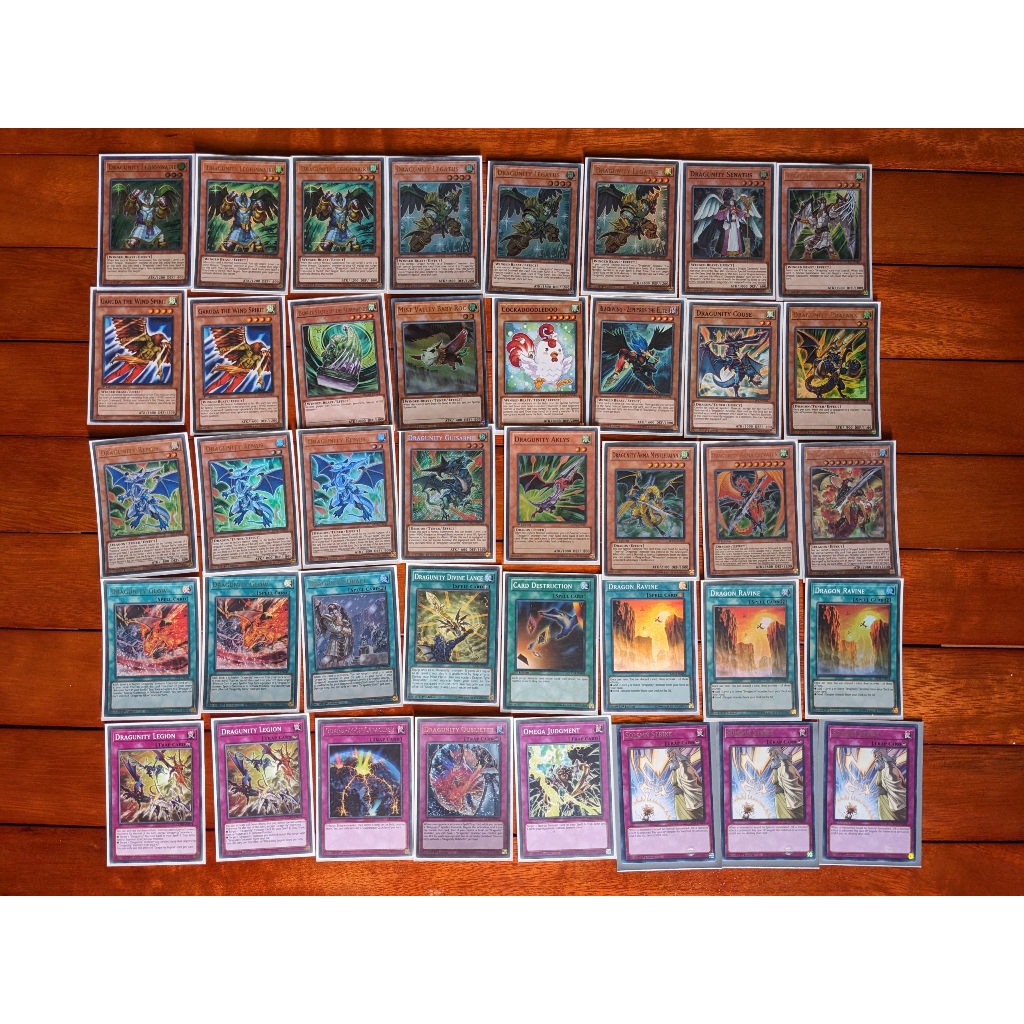Full Deck Dragunity (thẻ bài yugioh chính hãng tcg) | Shopee Việt Nam
