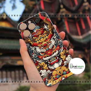 Tấm dán Skin Mặt sau / Ốp lưng Mẫu Kì Lân MS02 FULL VIỀN  15 Pro Max ,14 Pro Max ,13 pro max ,12 pro max ,11 pro max