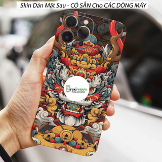 Tấm dán Skin Mặt sau / Ốp lưng Mẫu Kì Lân MS02 FULL VIỀN  15 Pro Max ,14 Pro Max ,13 pro max ,12 pro max ,11 pro max