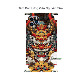 Tấm dán Skin Mặt sau / Ốp lưng Mẫu Kì Lân MS02 FULL VIỀN  15 Pro Max ,14 Pro Max ,13 pro max ,12 pro max ,11 pro max