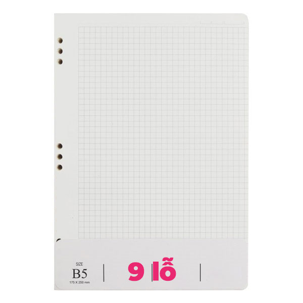 Sổ Còng Sắt A4 - B5 - A5 Caro Binder File nhựa 90 tờ TUANVIETBOOKS ...