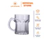 BỘ 6 LY UỐNG BIA KIỂU MÓNG TRÂU DÀY DẶN