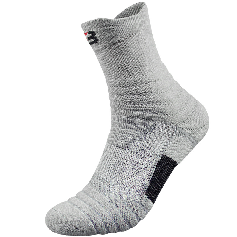 Vớ Tất số 8 cotton cao cổ loại dày phù hợp chạy bộ, bóng đá, bóng rổ...