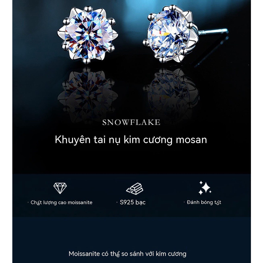 Moissanite Radiant Chữ Nhật chặt góc