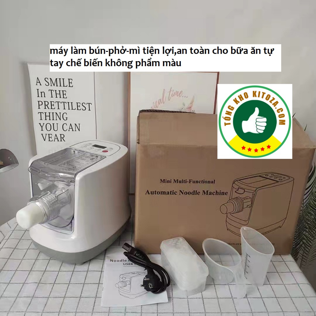 Máy Làm bún-phở-mì Sợi Tươi Tự Động Đa Năng 6S-nhiều khuôn kiểu-tiện lợi-kiểu mới cao cấp-bh 12tháng-hàngnhập khẩu