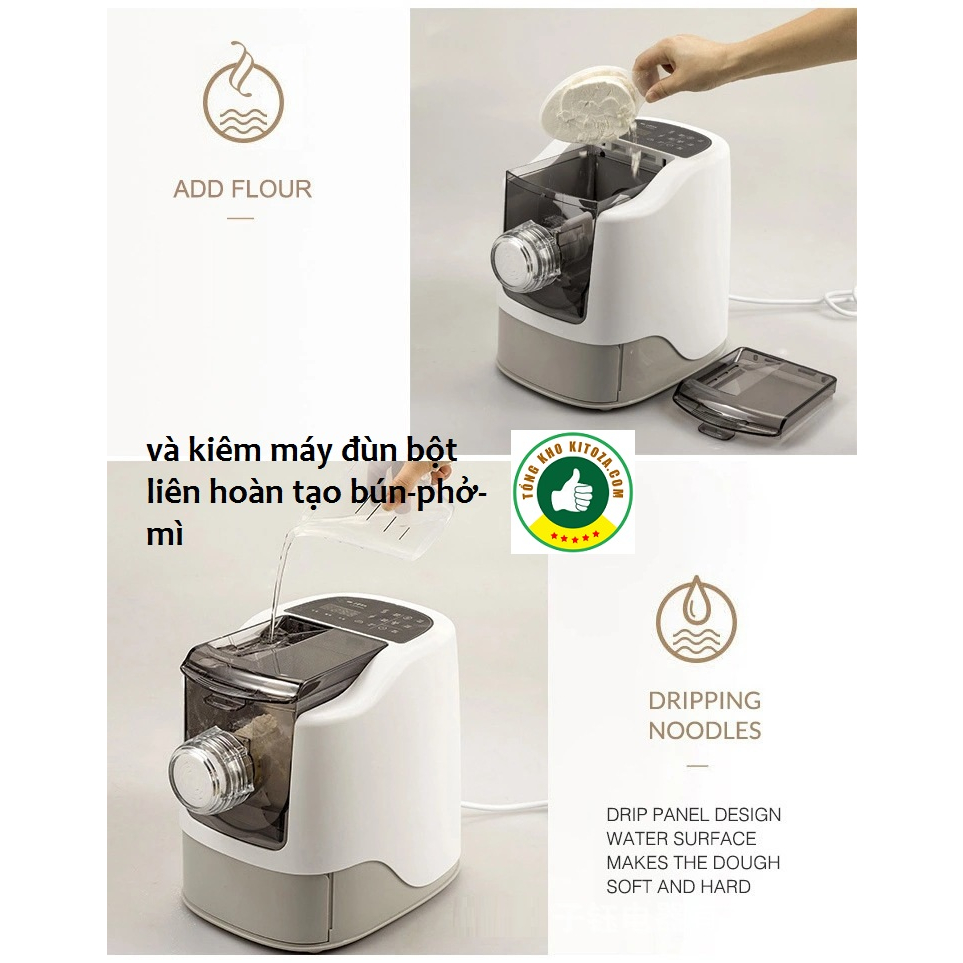 Máy Làm bún-phở-mì Sợi Tươi Tự Động Đa Năng 6S-nhiều khuôn kiểu-tiện lợi-kiểu mới cao cấp-bh 12tháng-hàngnhập khẩu